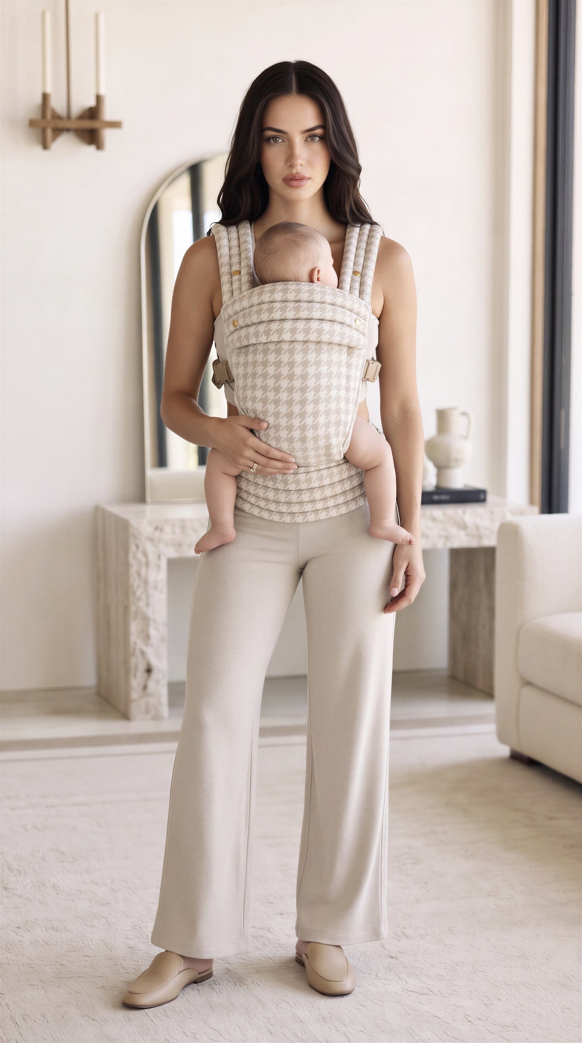 Houndstooth – Beige
